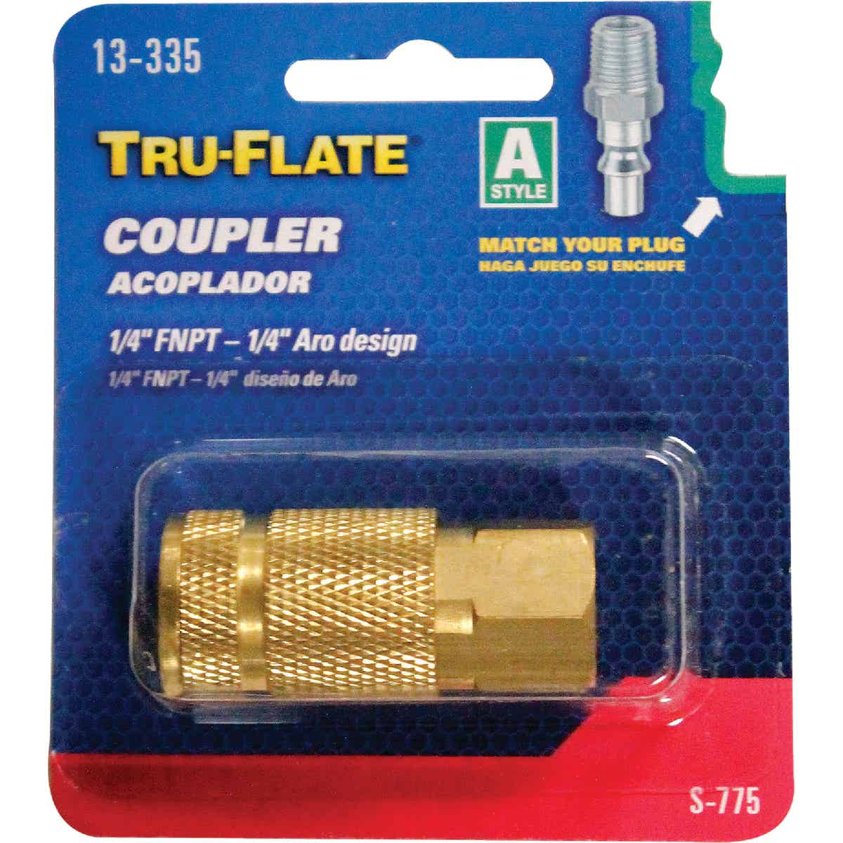 Tru-Flate ARO Series Push-to-Connect 1/4 In. FNPT Coupler Image 2