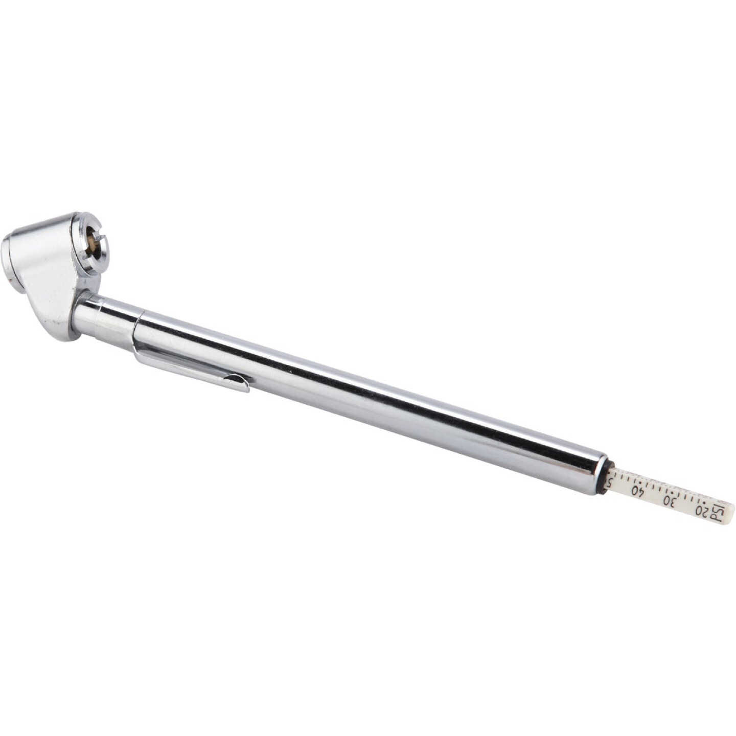 Tru-Flate 10-160 psi Chrome-Plated Tire Gauge Image 1
