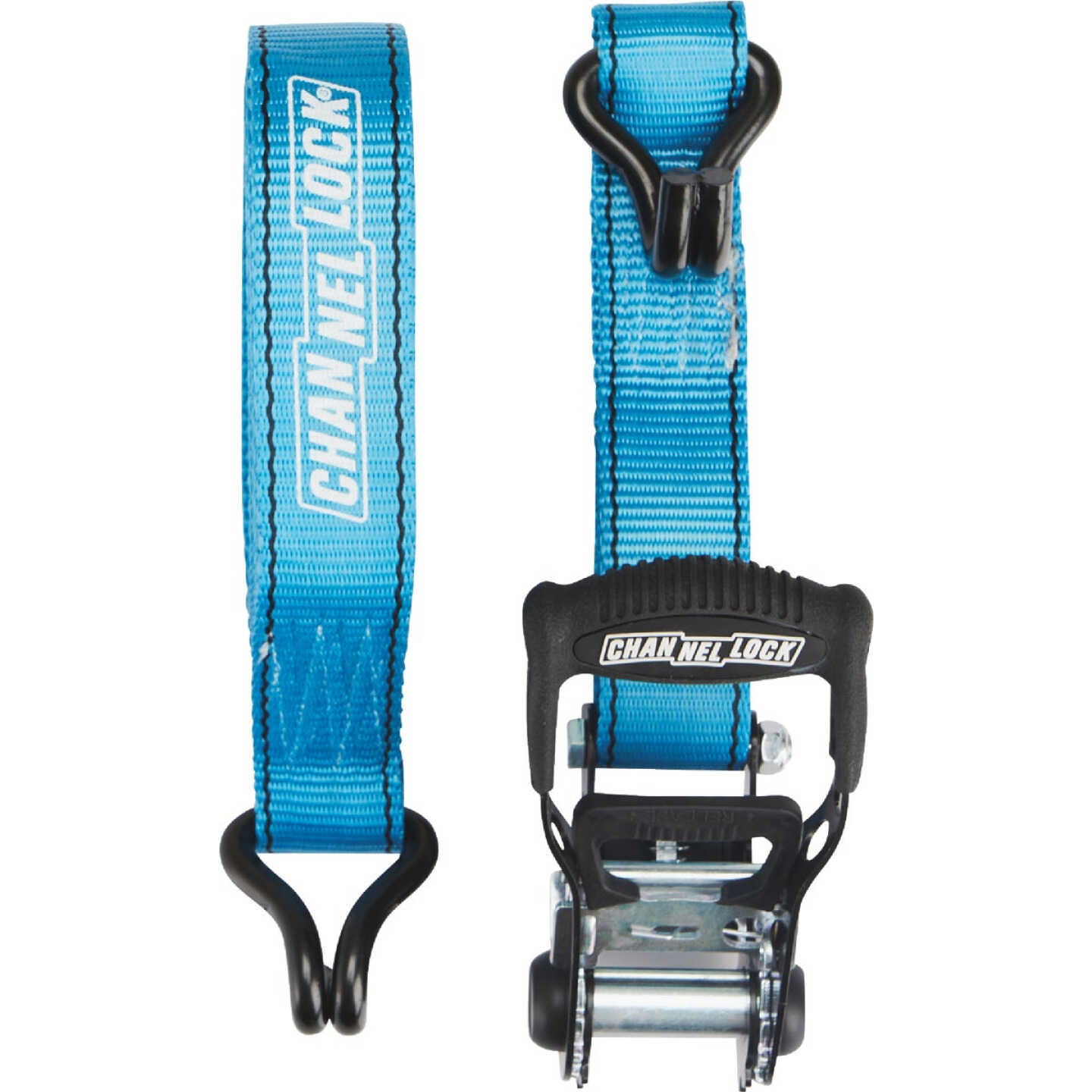 Channellock 1.5 In. x 16 Ft. Ratchet Tie Down With J Hooks (2-Pack) Image 4