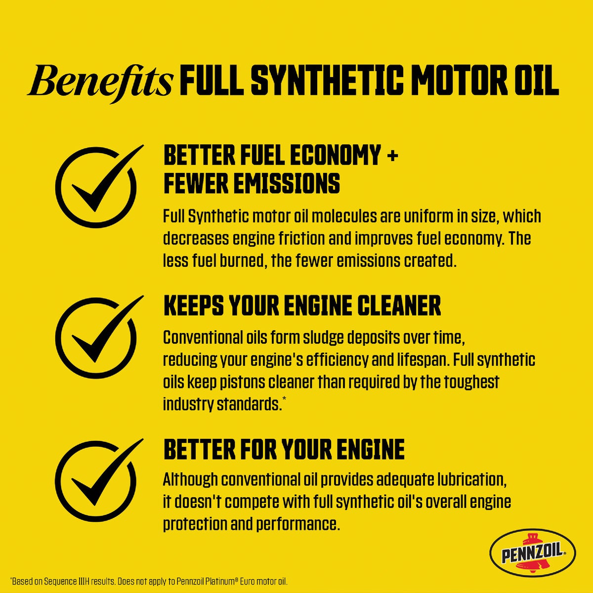 Pennzoil Platinum Full Synthetic 5W-20 Motor Oil, 5 Qt. Image 2