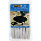 Seachoice 5/8 In. x 25 Ft. White Double Braid Nylon Dock Line Image 1