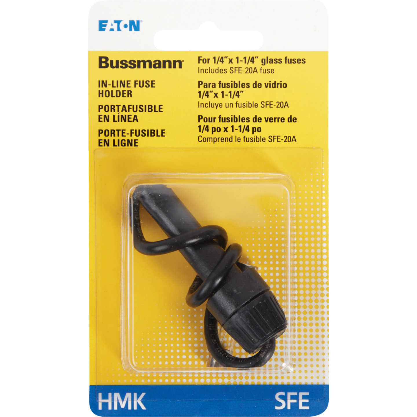 Bussmann 30-Amp #12 Glass Tube AGC & SFE Inline Fuse Holder Image 2