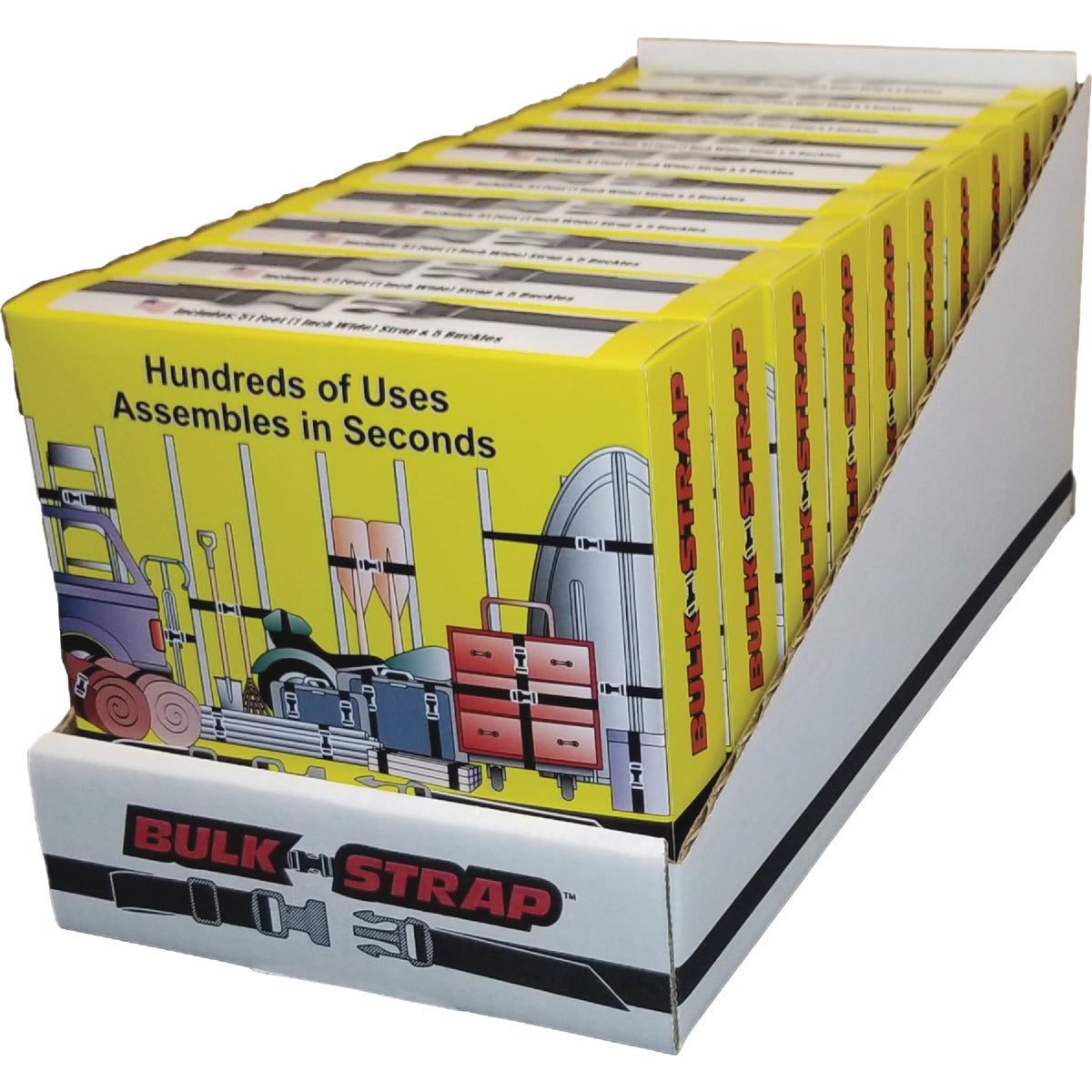 Grab 'N' Go Polypro Straps With Side Squeeze Buckles & SlipLoks Image 3