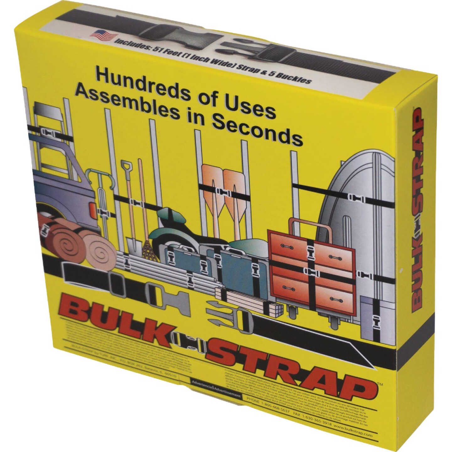 Grab 'N' Go Polypro Straps With Side Squeeze Buckles & SlipLoks Image 2