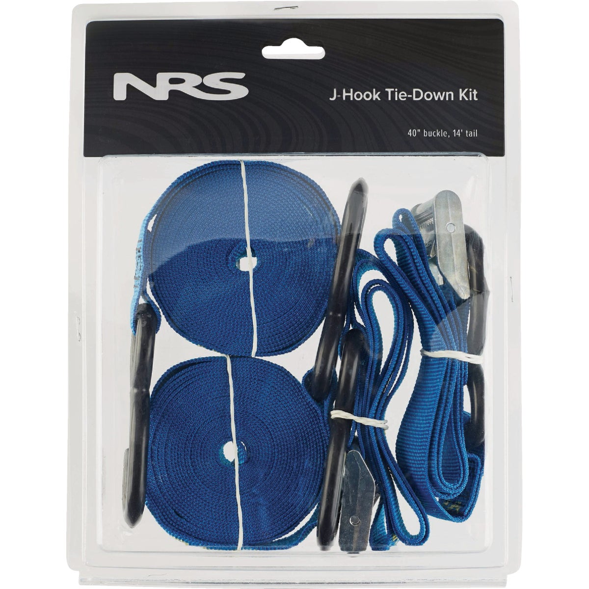 NRS 1 in x 14 Ft. Iconic Blue Heavy Duty J-Hook Tie-Down Strap (2-Pack) Image 2