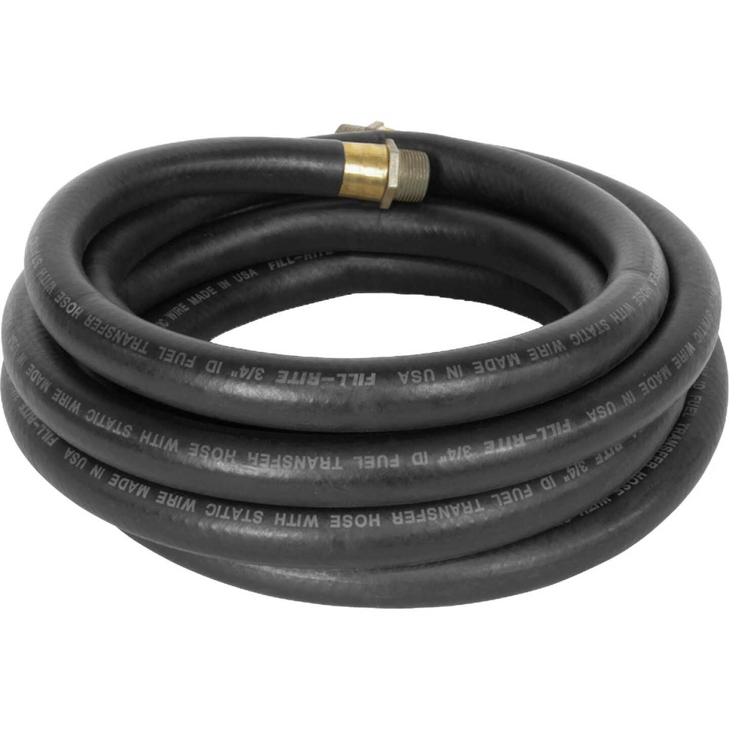 Fill-Rite 1 In. x 12 Ft. Rubber Fuel Transfer Hose with Static Wire and Internal Spring Guards Image 4