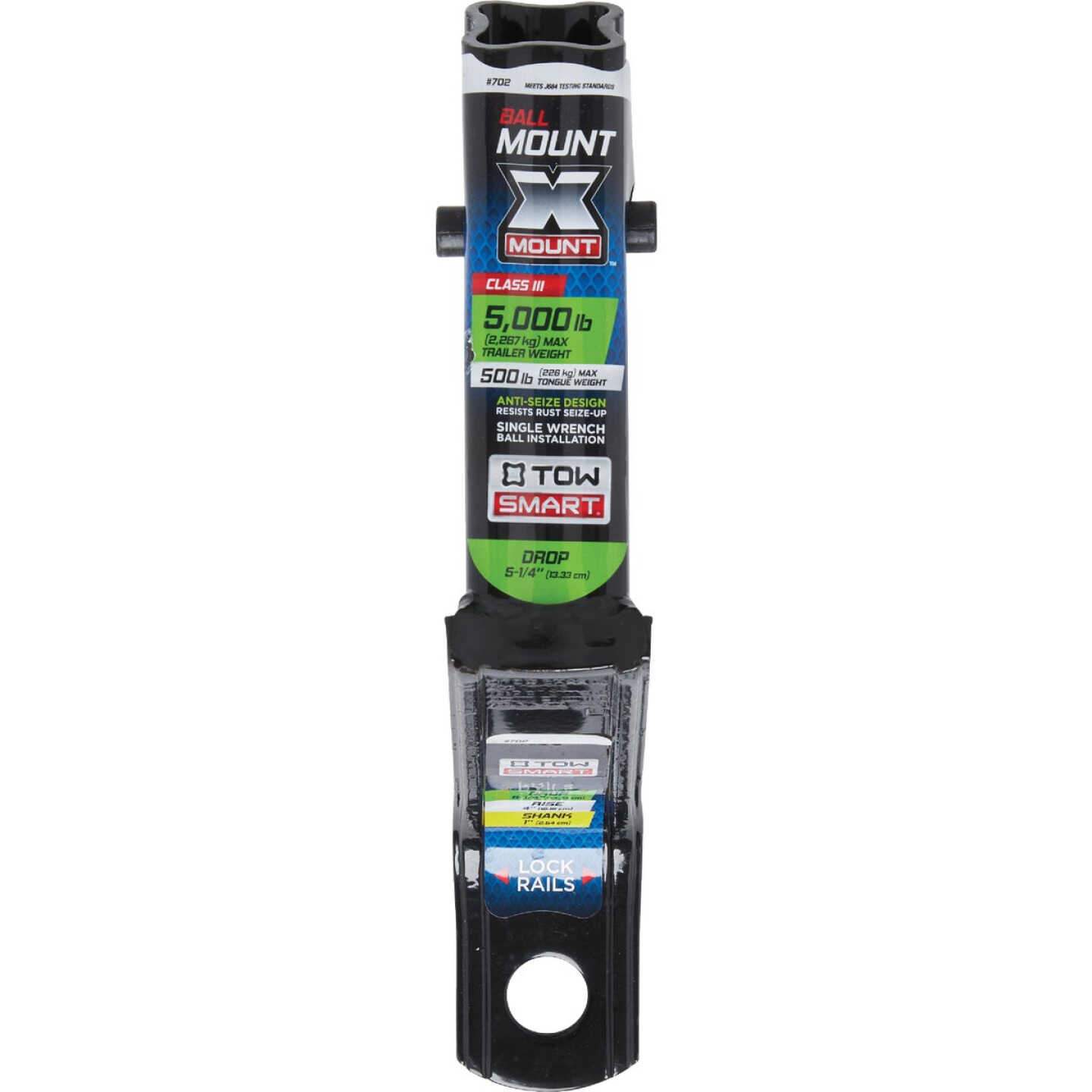 TowSmart X-Mount Class III 5-1/4 In. Drop Hitch Draw Bar, 5000 Lb. Capacity Image 2