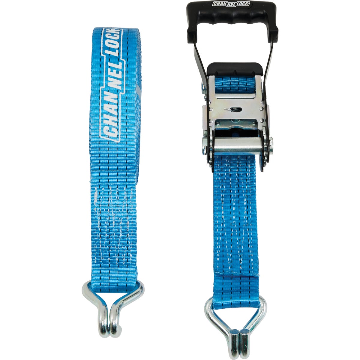 Channellock 2 In. x 27 Ft. Heavy Duty Rachet Tie Down With J Hooks Image 3