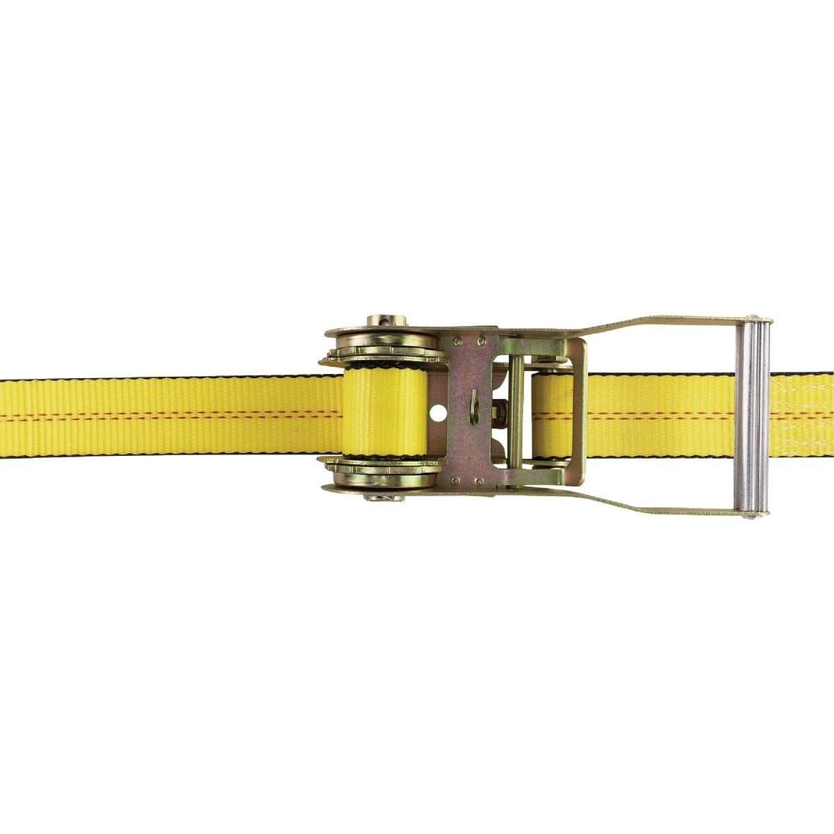 Erickson 2 In. x 27 Ft. Self Tensioning Ratchet Strap with Double "J" Hooks Image 5