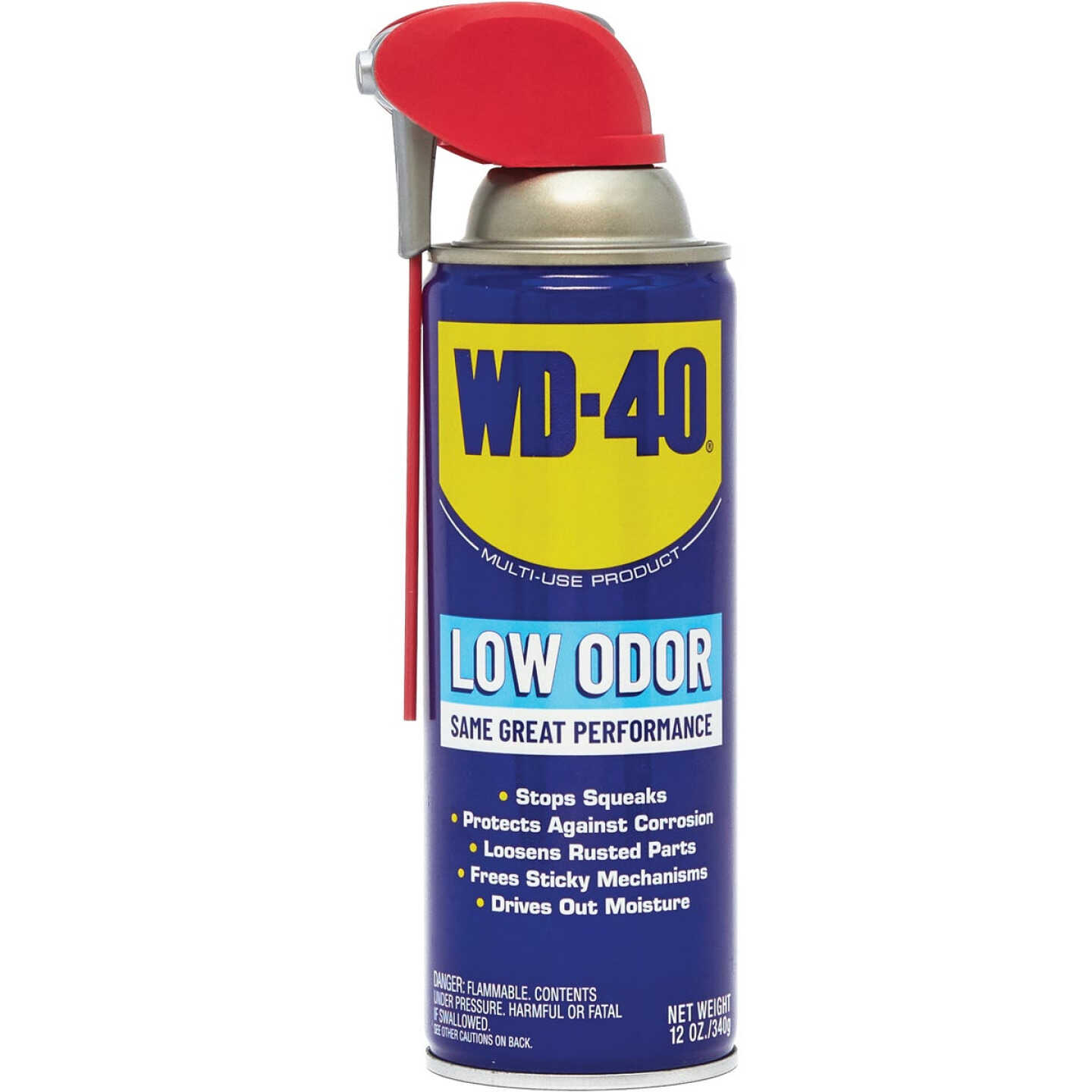 WD-40 12 Oz. Low Odor Lubricant with Smart Straw Image 1