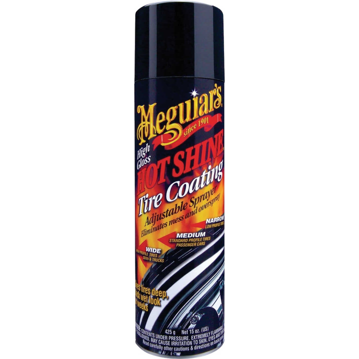 Meguiars Hot Shine 15 Oz. Trigger Spray Tire Coating Image 1