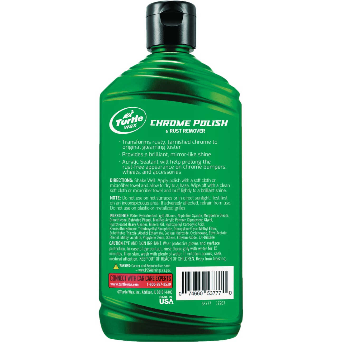 Turtle Wax 10 Oz. Chrome Polish & Rust Remover Image 2