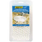 Seachoice 1/2 In. x 25 Ft. White 3-Strand Twisted Nylon Dock Line Image 1