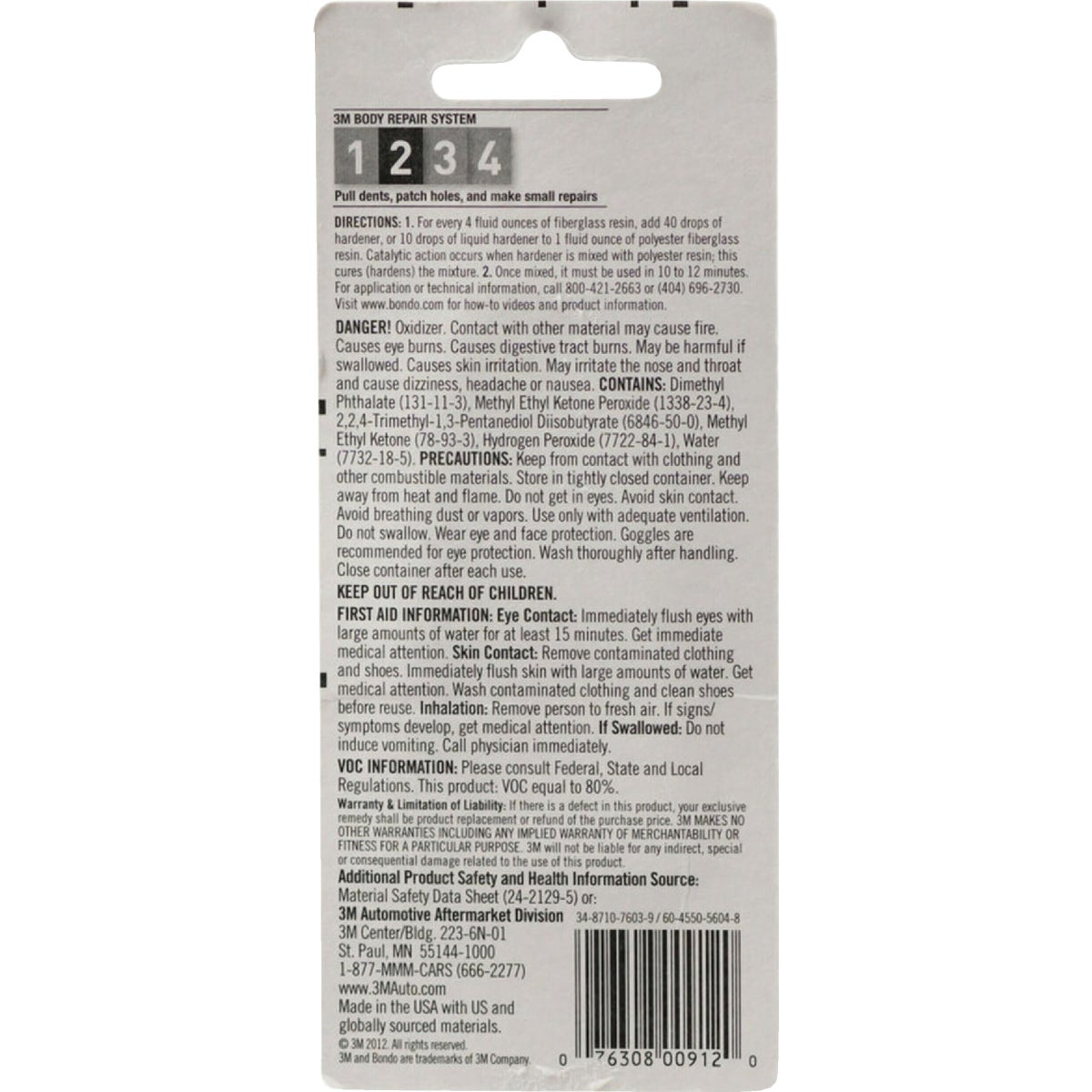 Bondo 0.37 Oz. Liquid Hardener Image 4