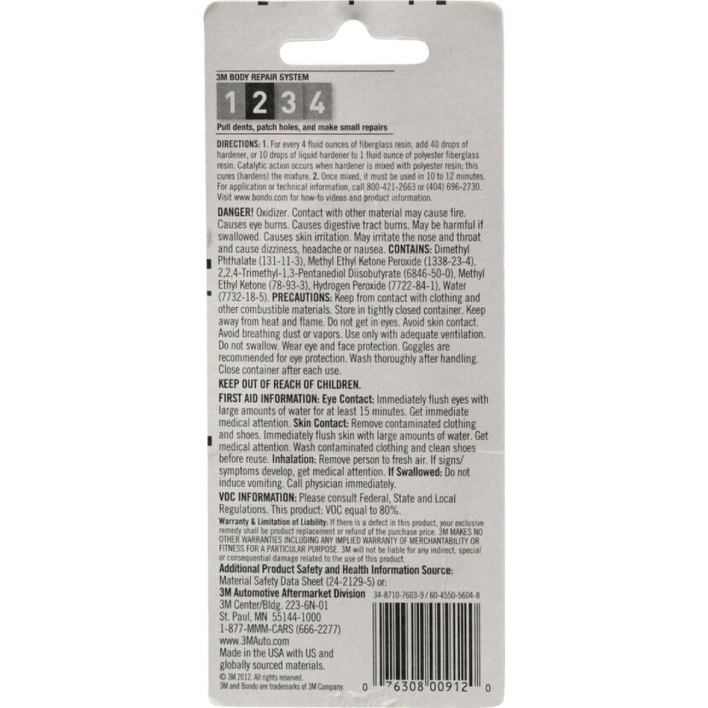 Bondo 0.37 Oz. Liquid Hardener Image 4