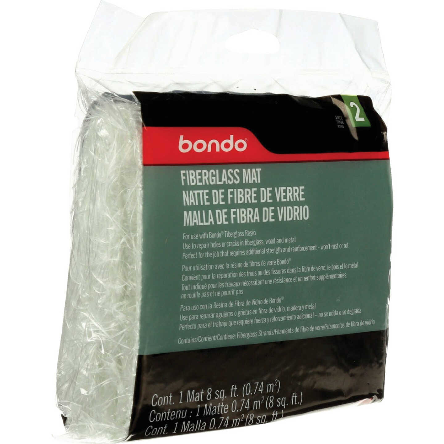 Bondo 8 Sq. Ft. Fiberglass Mat Image 2