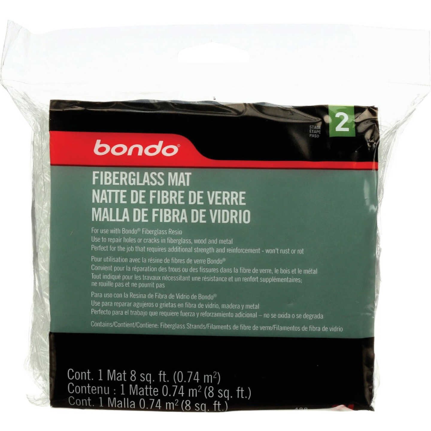 Bondo 8 Sq. Ft. Fiberglass Mat Image 1