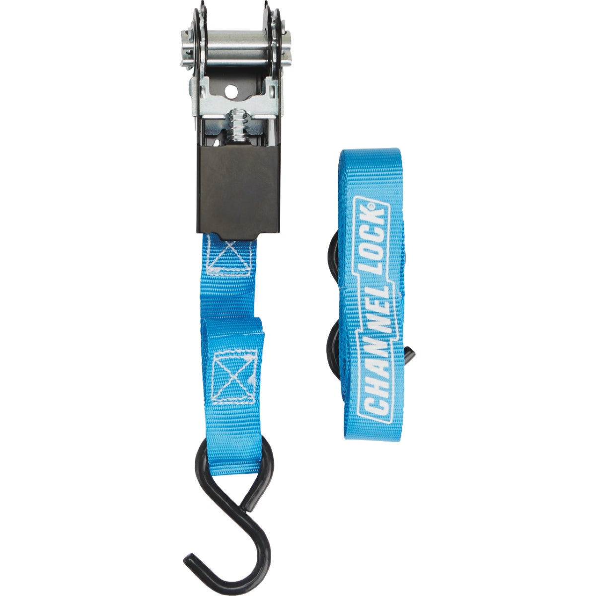 Channellock 1 In. x 10 Ft. Ratchet Tie Down With S Hooks (4-Pack) Image 4