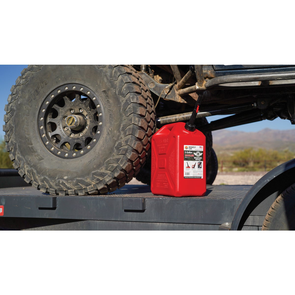 Midwest Can 5 Gal. Plastic Military Gasoline Can Image 2