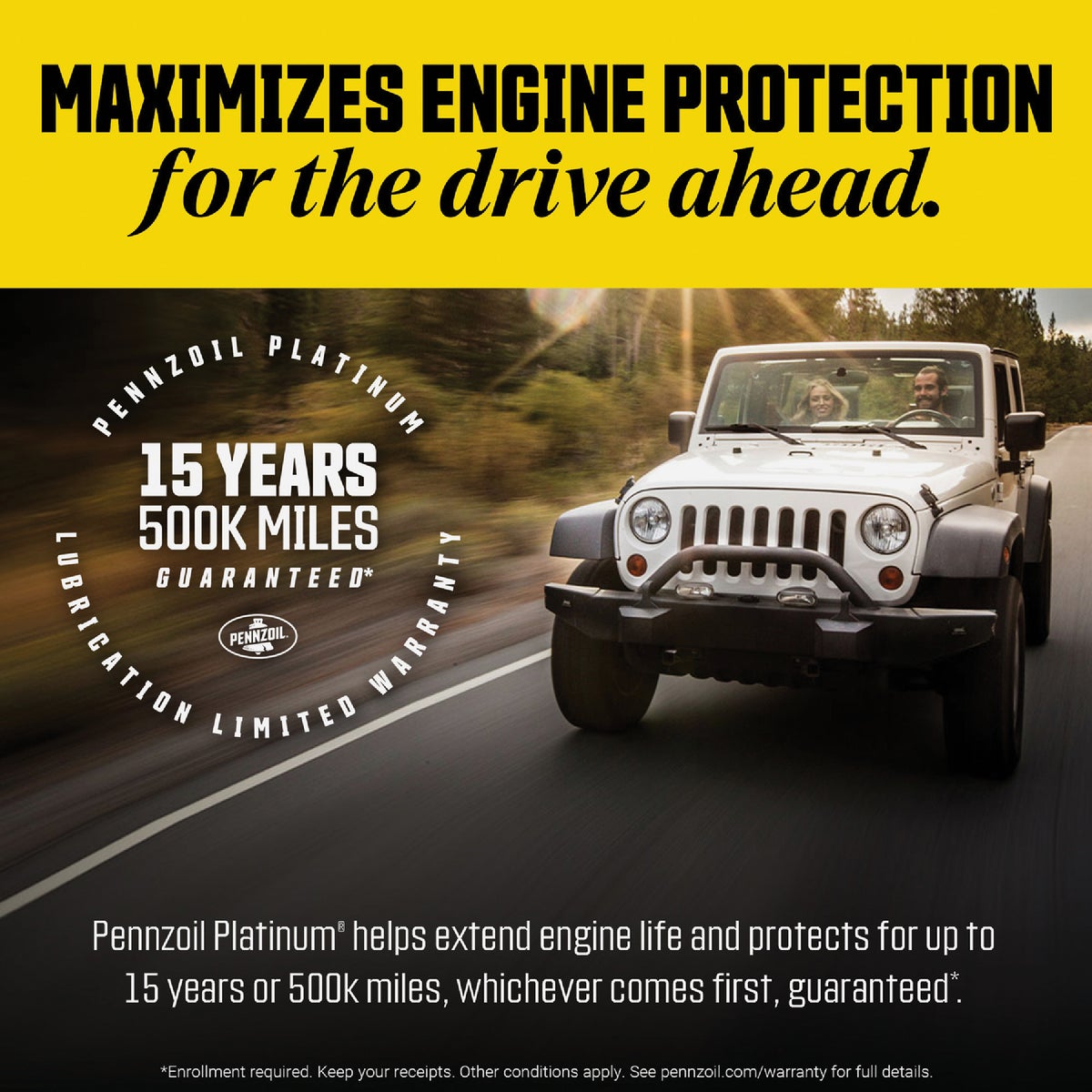 Pennzoil Platinum Full Synthetic 5W-30 Motor Oil, 5 Qt. Image 4