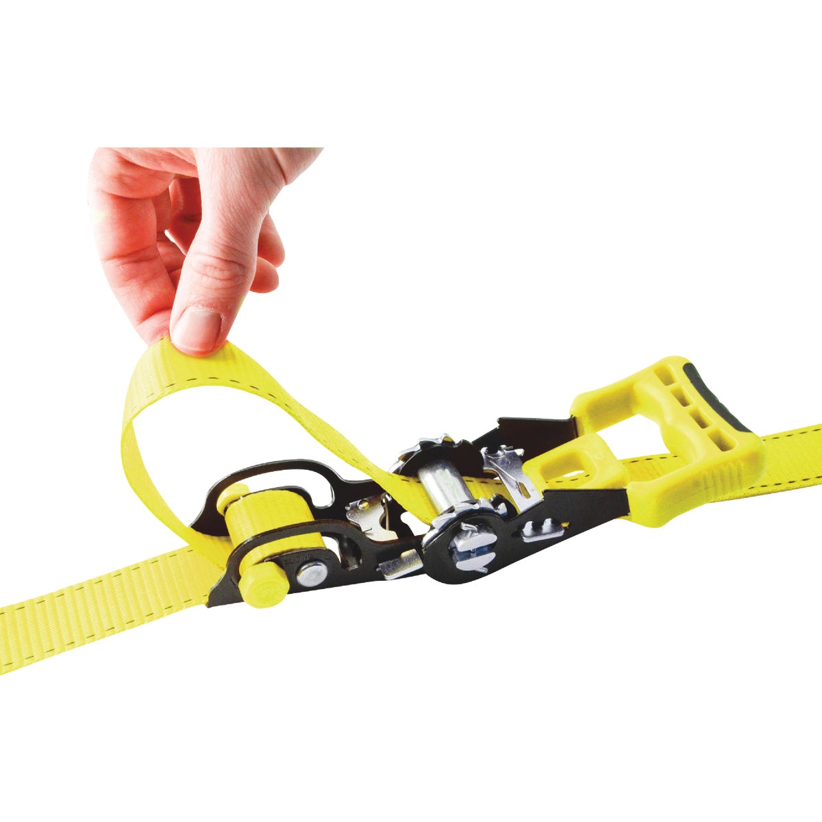 Erickson 1-1/4 In. x 14 Ft. 665 Lb. Sliding Ratchet Strap (2-Pack) Image 2