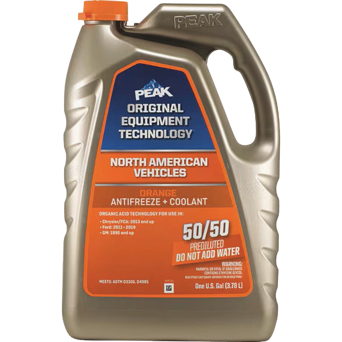 Peak AFC Original Equipment Technology 1 Gal. 50/50 Orange Antifreeze