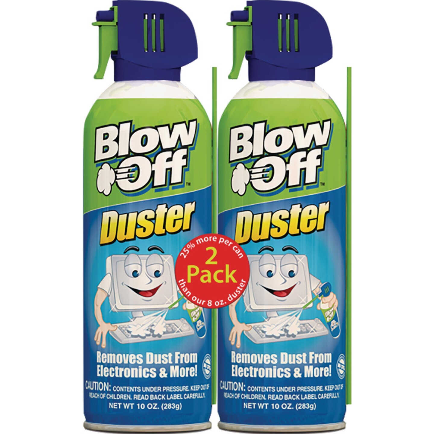 Blow Off 10 Oz. Compressed Air Duster (2-Pack) Image 1