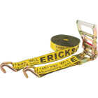 Erickson 2 In. x 30 Ft. 10,000 Lb. Long Handle Ratchet Double J-Hooks W/Bonus Web Clamp Image 1