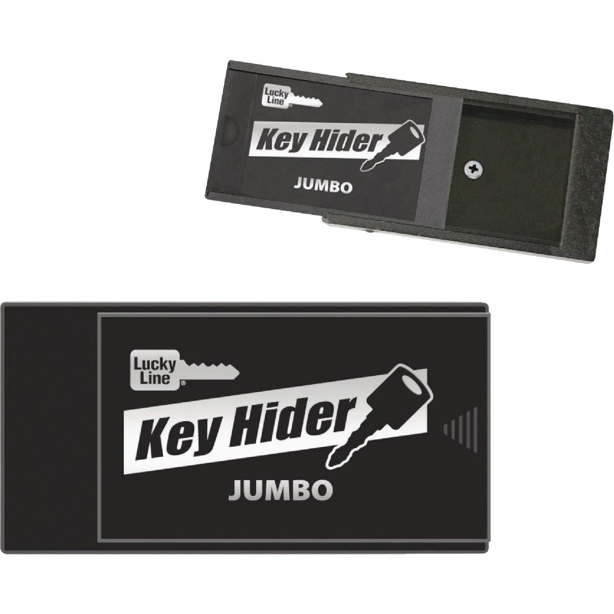 Lucky Line Black Jumbo Magnetic Key Hider Image 2