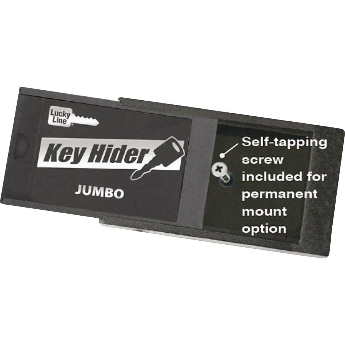 Lucky Line Black Jumbo Magnetic Key Hider Image 3