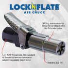 LockNFlate 1/4 NPT 150 psi Closed Flow Air Chuck Image 5