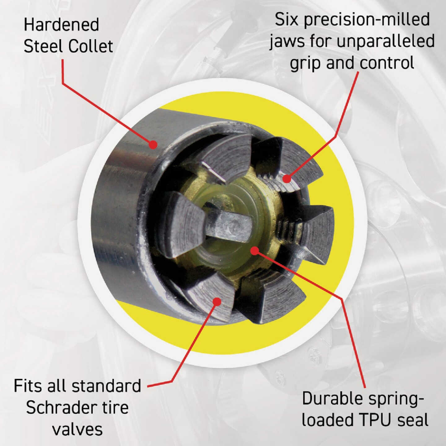 LockNFlate 1/4 NPT 150 psi Closed Flow Air Chuck Image 4