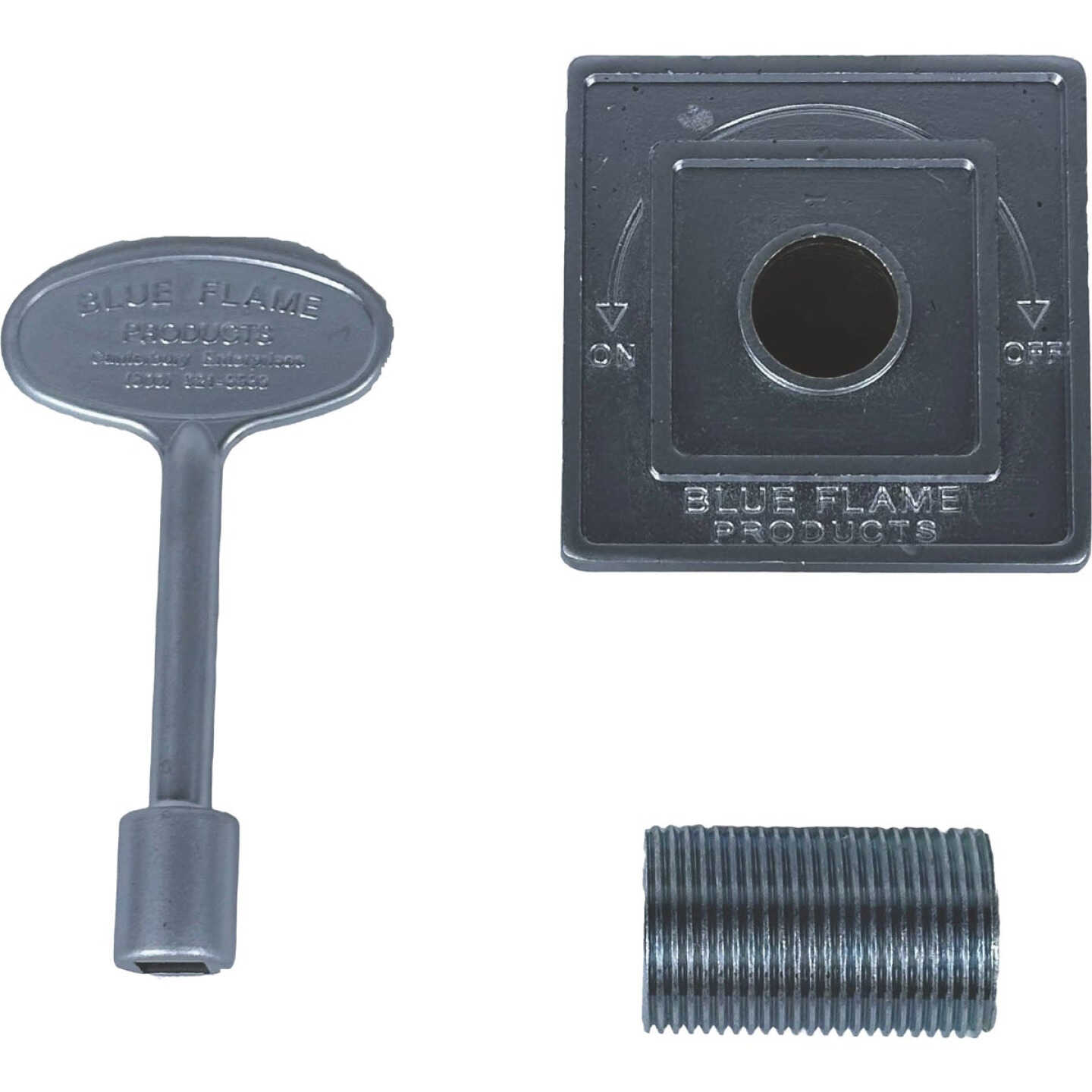 Blue Flame Universal Square Flange & 3 In. Matching Key Image 1