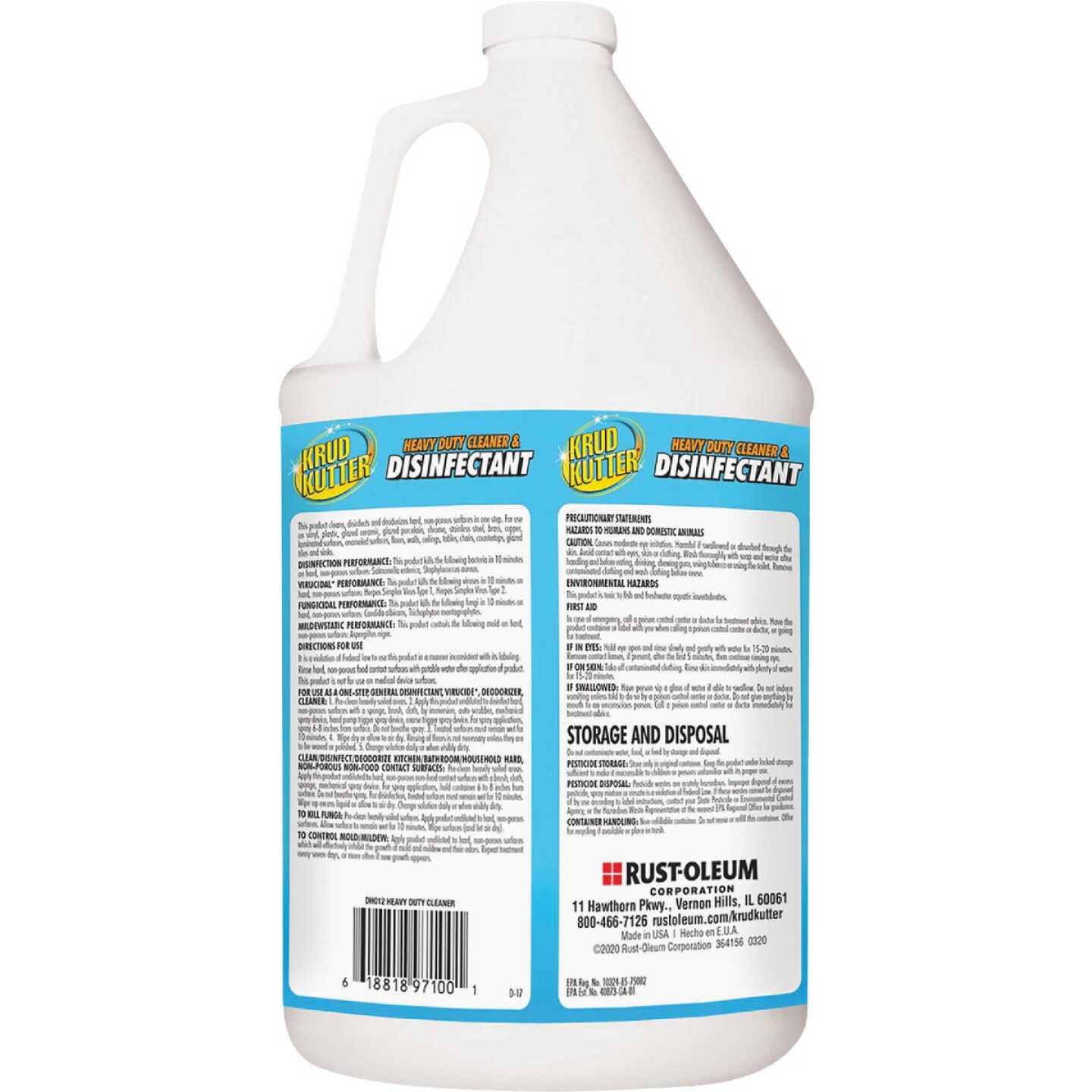 Krud Kutter 1 Gal. Cleaner And Disinfectant Image 2