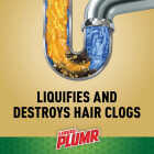 Liquid Plumr Hair Clog Eliminator 16 Oz. Gel Drain Opener & Cleaner Image 3