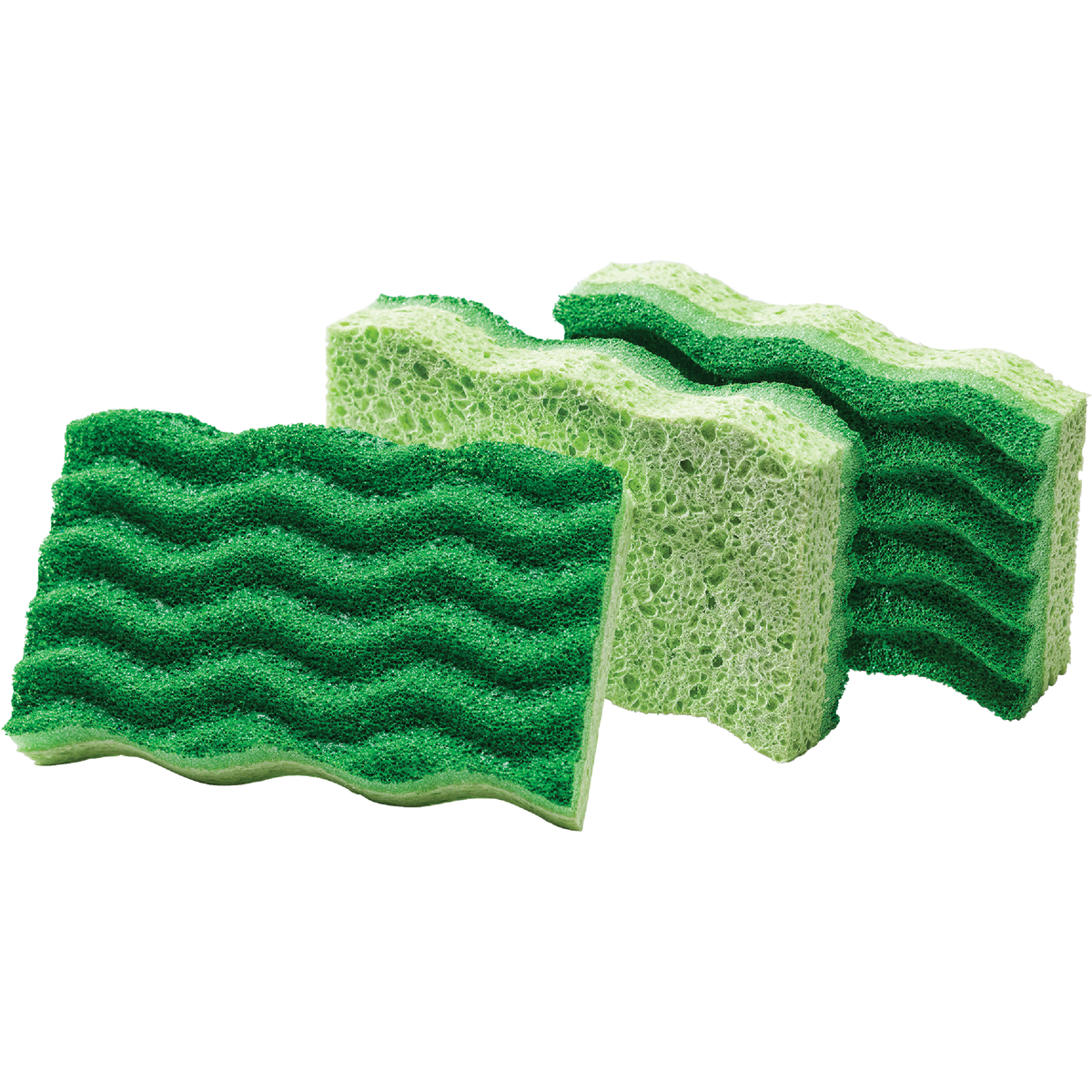 Libman 4.5 In. x 3 In. Green Medium Duty Scrubbing Sponge (3-Count)