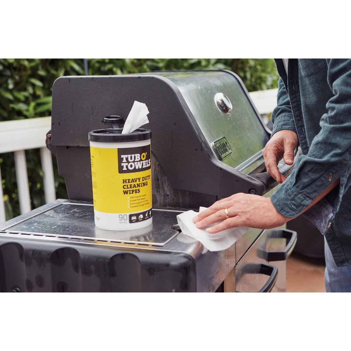 Tub O' Towels Heavy Duty Cleaning Wipes (90-Count) Image 2