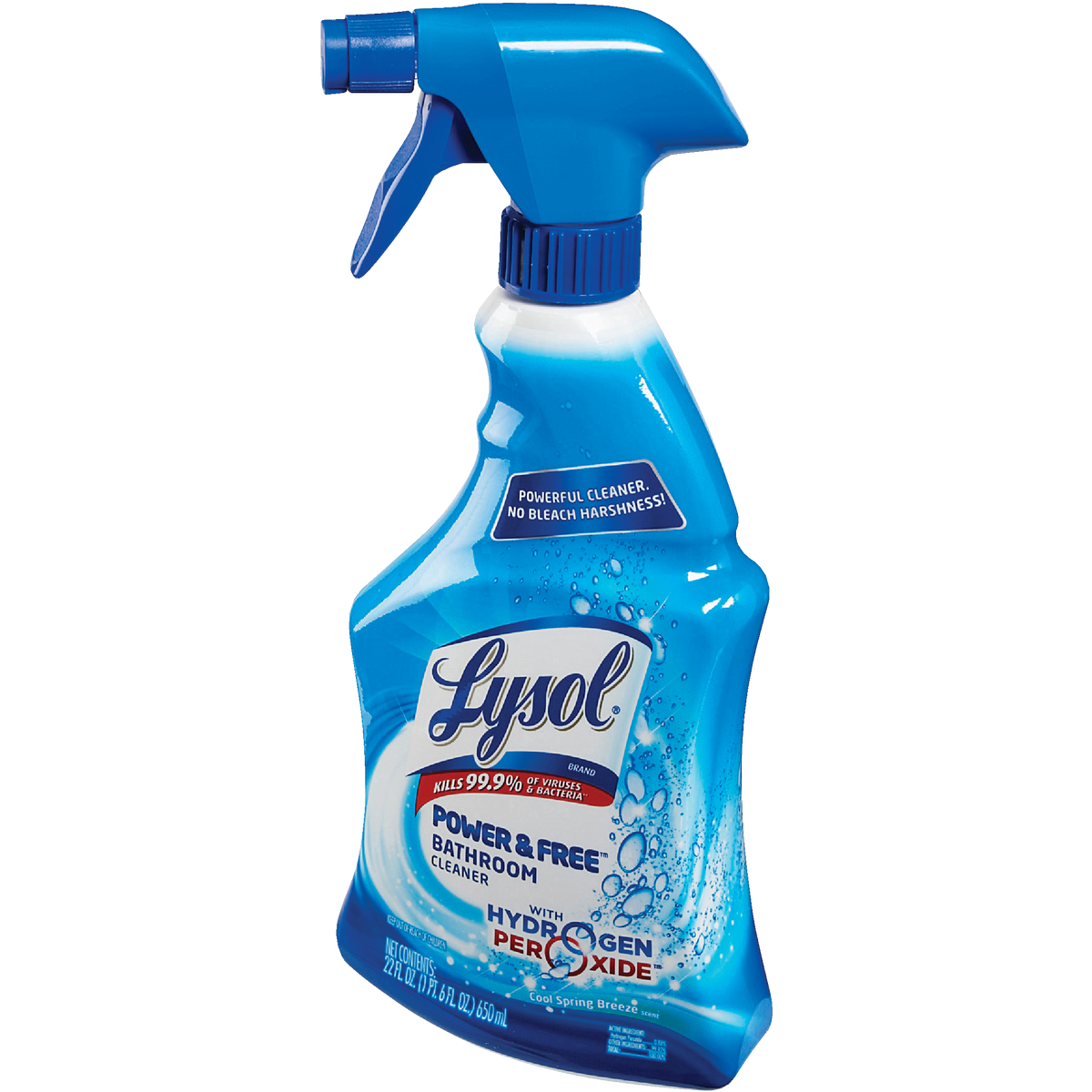 Lysol Power & Free 22 Oz. Bathroom Cleaner with Hydrogen Peroxide Image 3