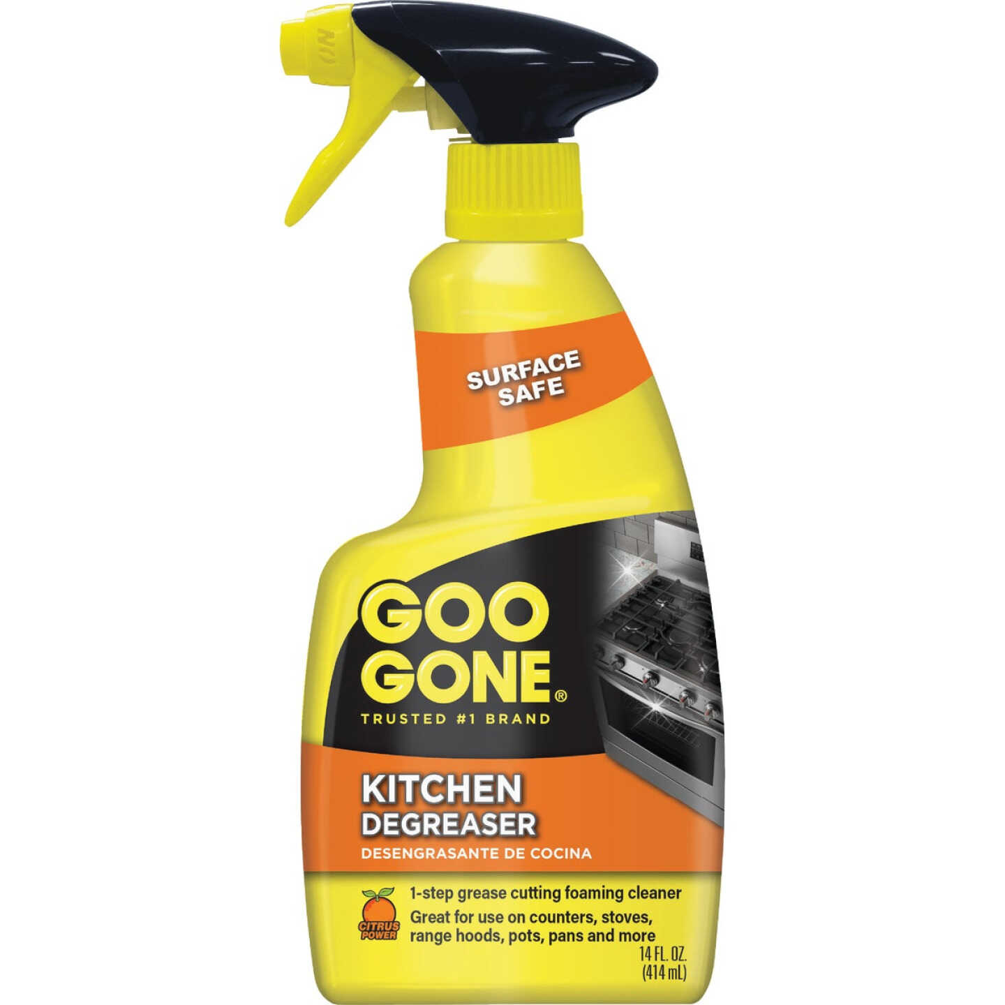 Goo Gone 14 Oz. Foam Citrus Kitchen Cleaner Image 1