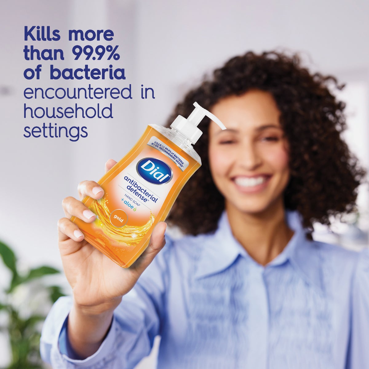 Dial Antibacterial Defense 11 Oz. Gold Liquid Hand Soap Image 2