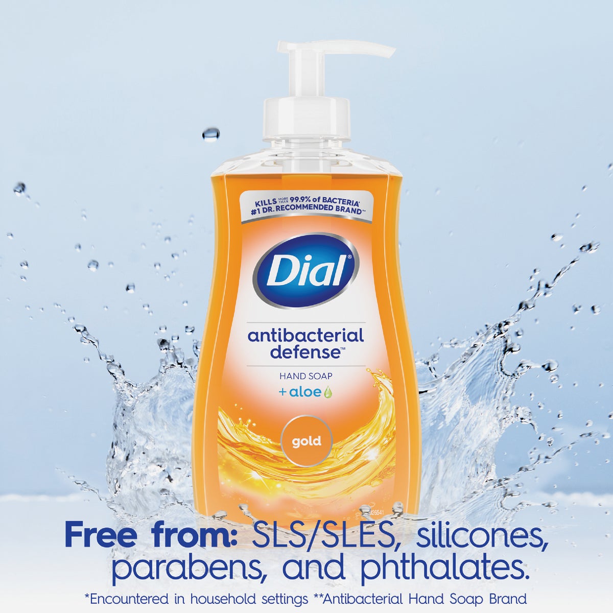 Dial Antibacterial Defense 11 Oz. Gold Liquid Hand Soap Image 3