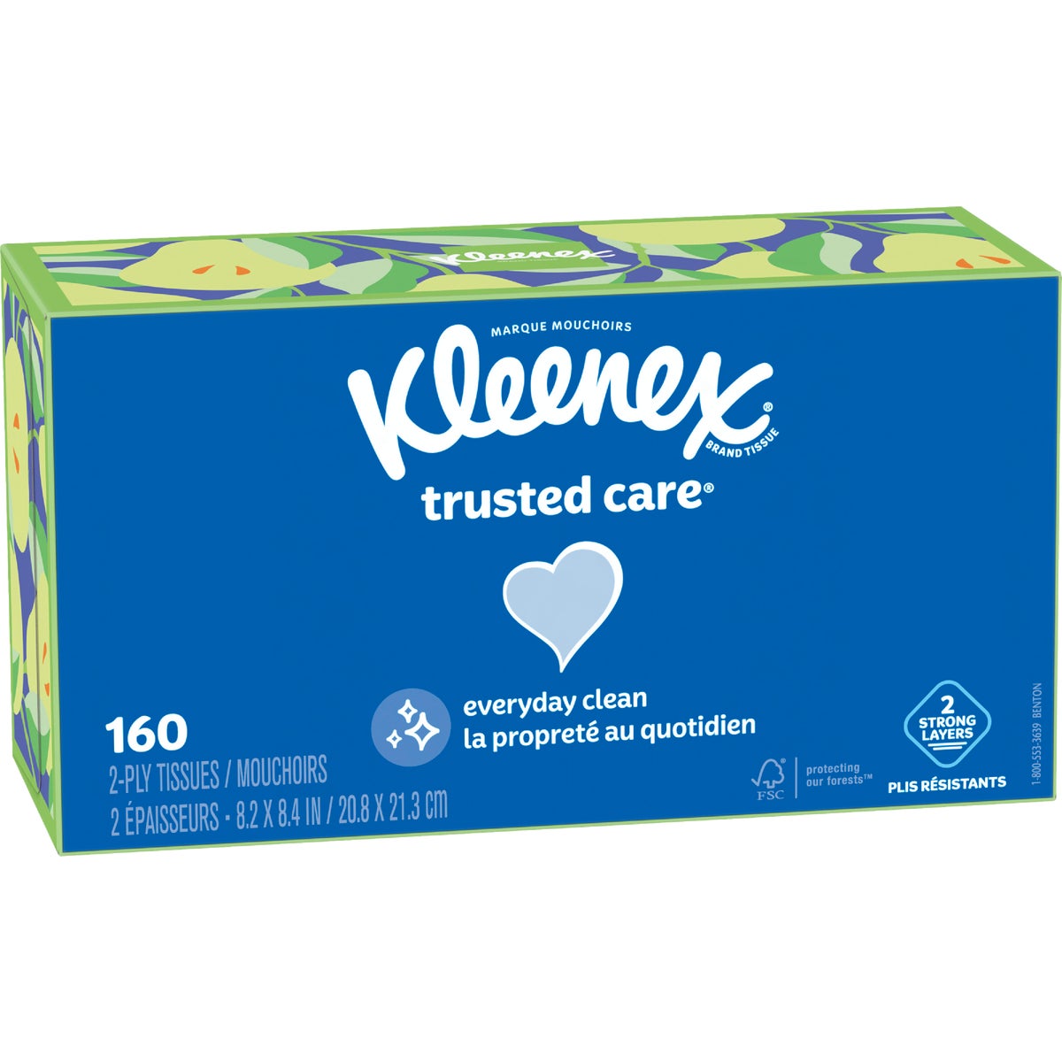 Kleenex Trusted Care 160 Count 2-Ply White Facial Tissue Image 4