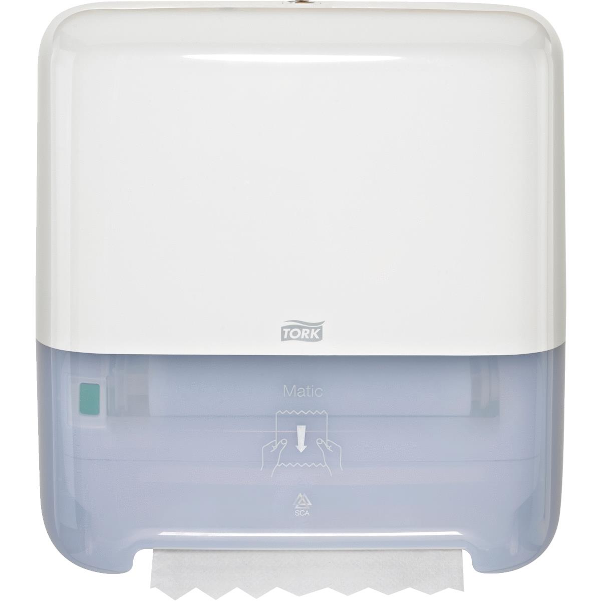 WHITE ROLL TOWEL CABINET