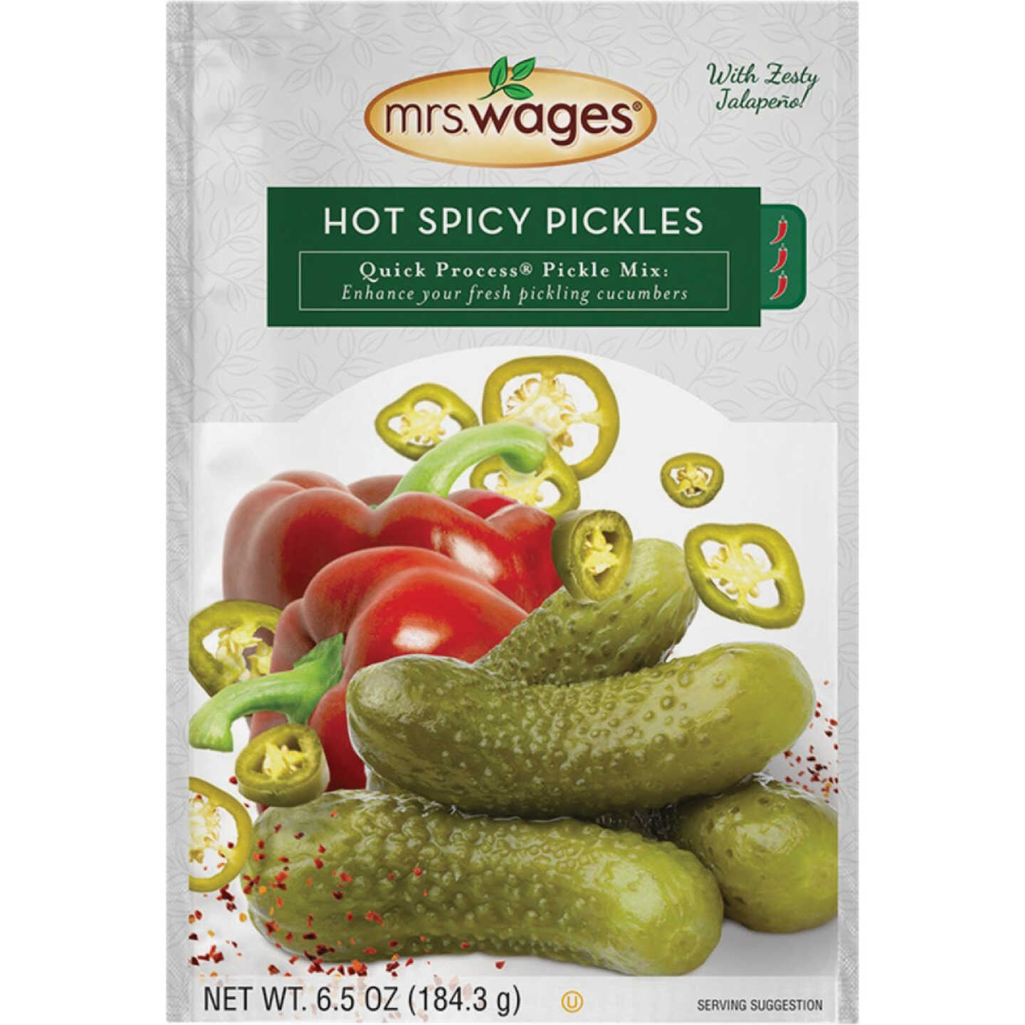 Mrs. Wages Quick Process 6.5 Oz. Hot Spicy Pickling Mix Image 1