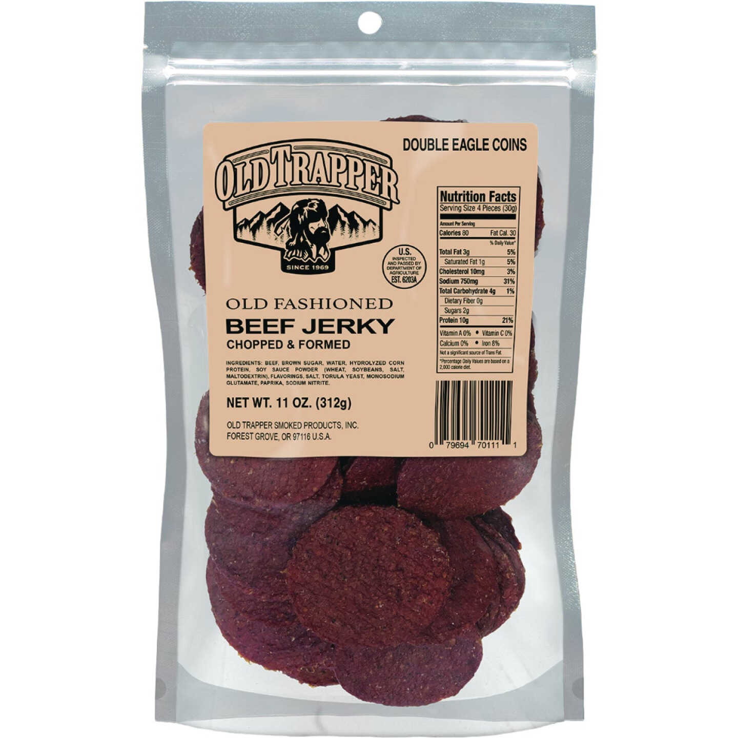 Old Trapper 11 Oz. Old Fashioned Beef Jerky Image 1
