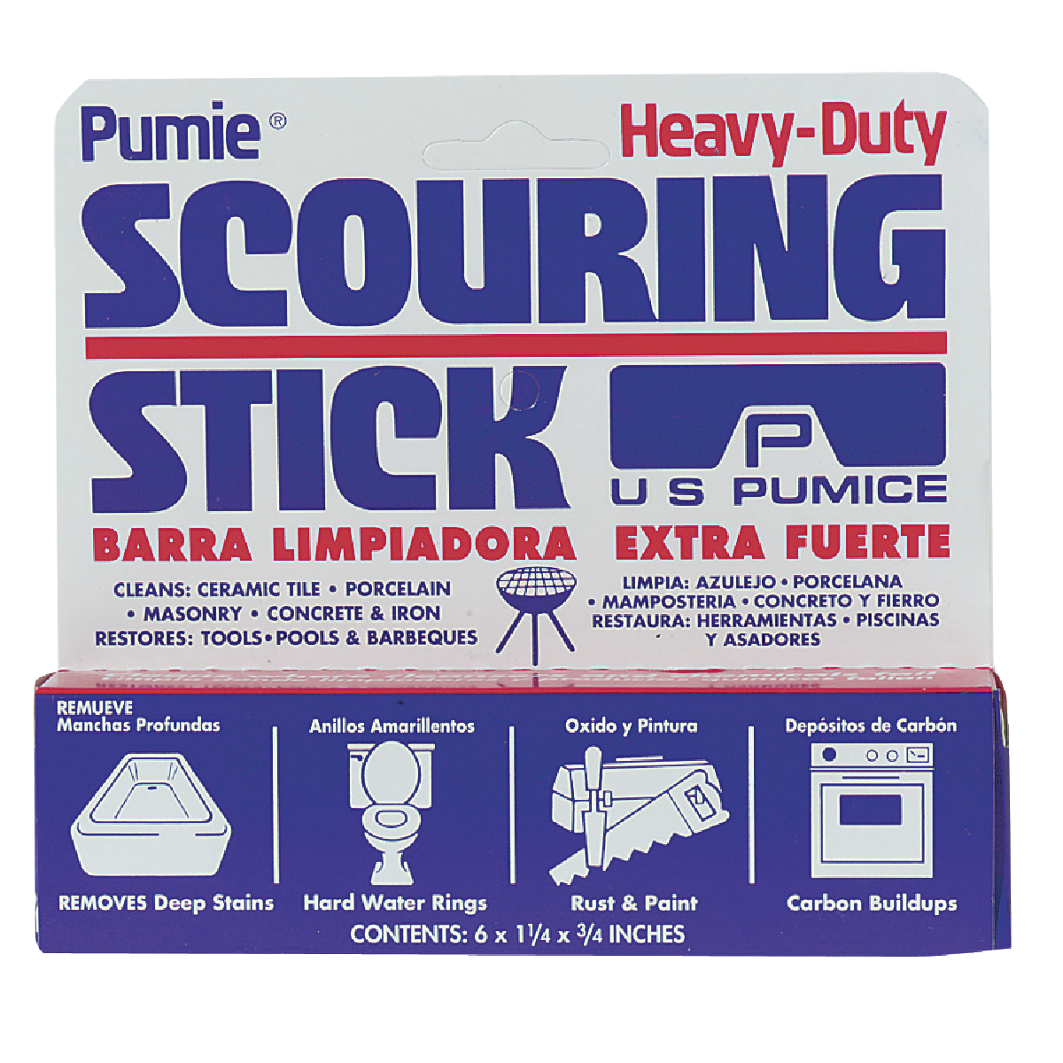 Pumie Pumice 1-3/4 In. x 6 In. Scouring Stick