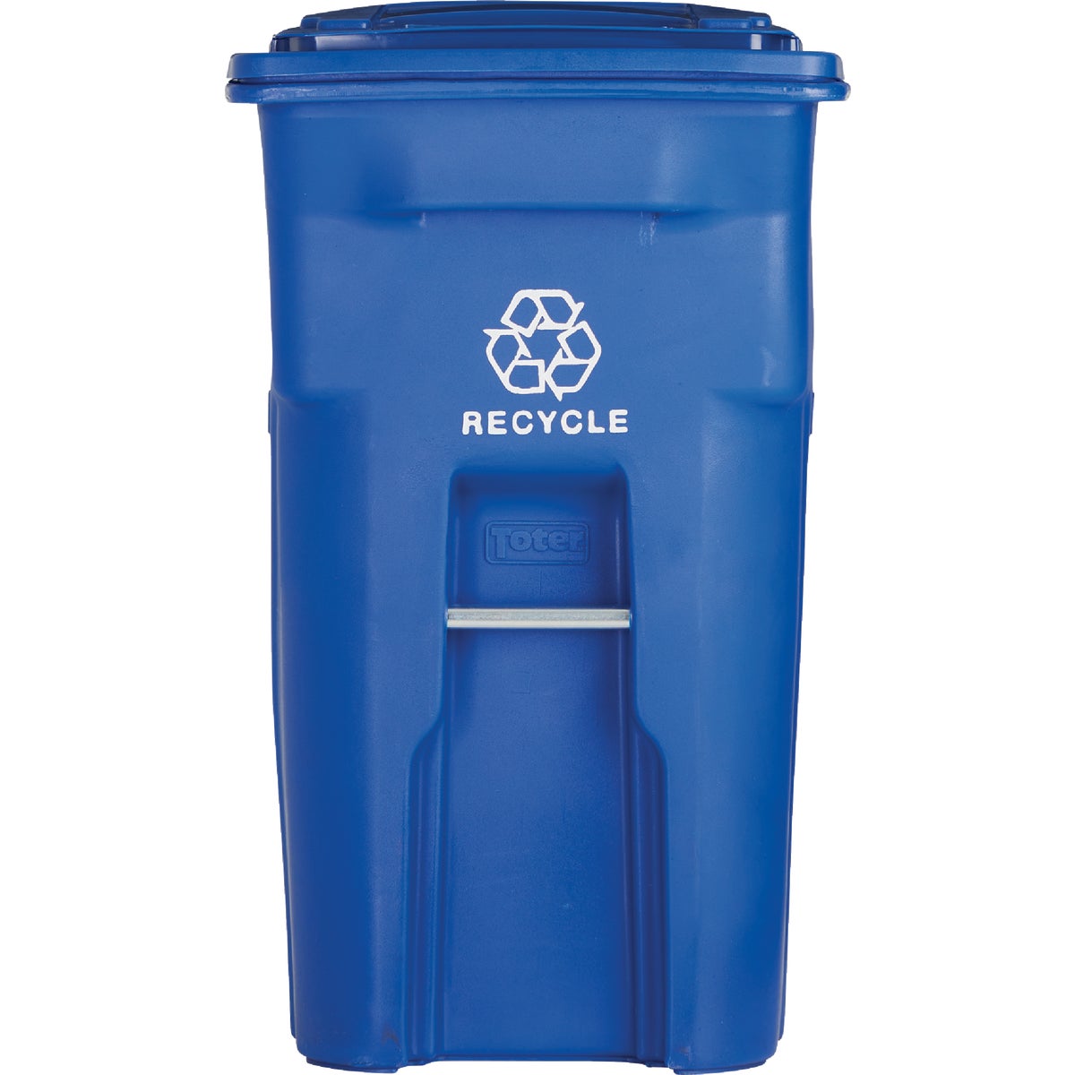 Toter 64 Gal. Recycling Trash Can with Lid Image 2