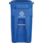 Toter 64 Gal. Recycling Trash Can with Lid Image 2