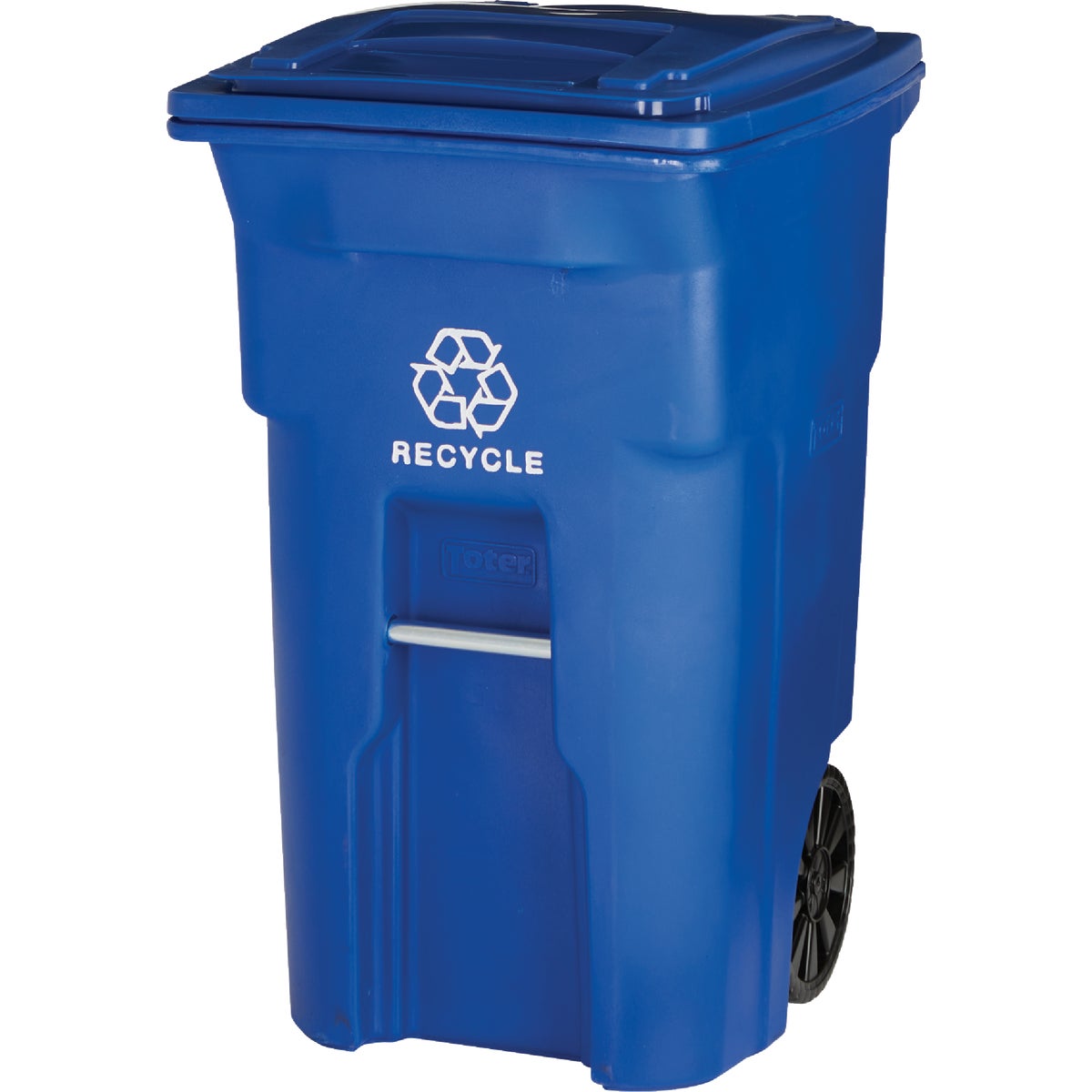 Toter 64 Gal. Recycling Trash Can with Lid Image 3