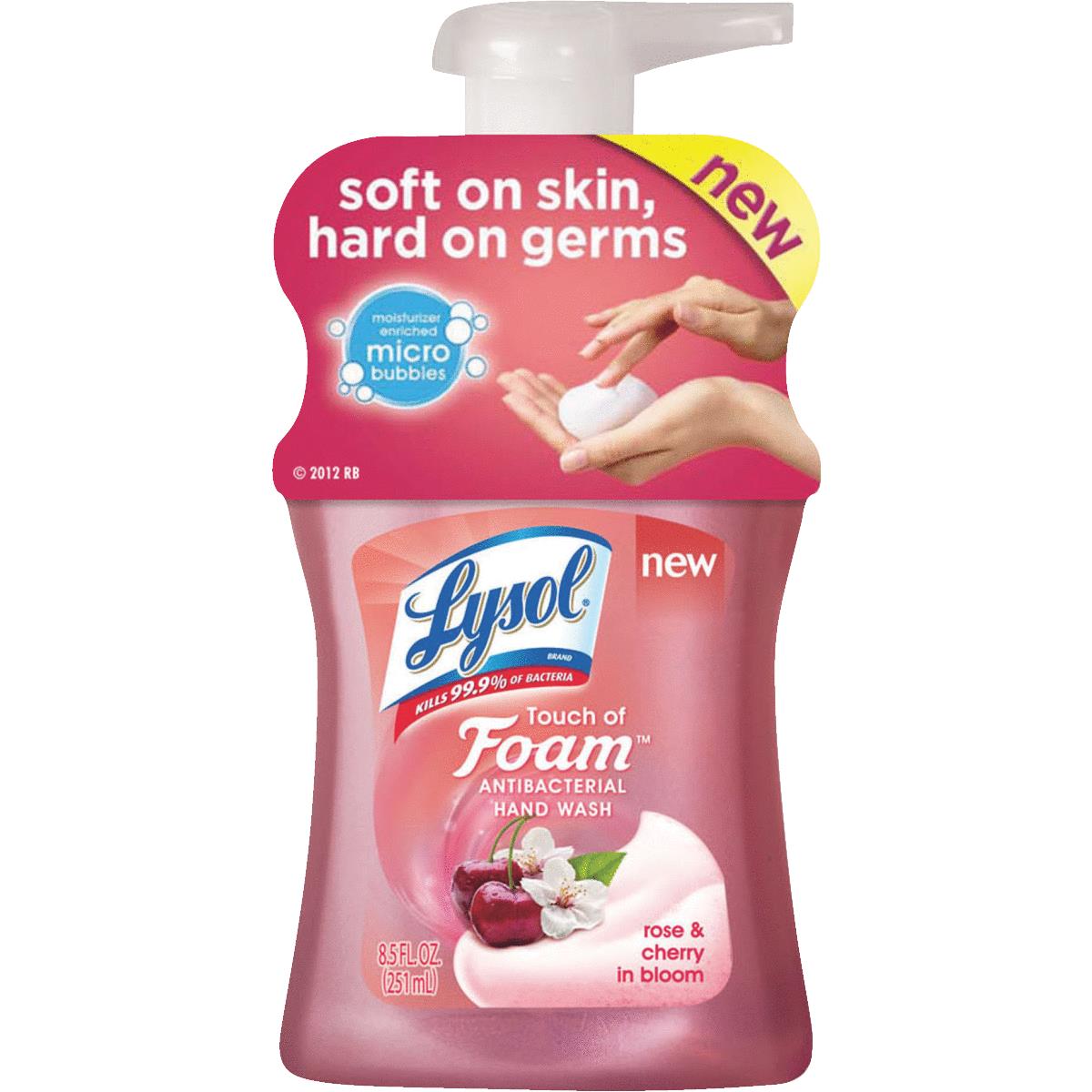 Lysol 8.5 Oz. Rose & Cherry in Bloom Antibacterial Foaming Hand Wash